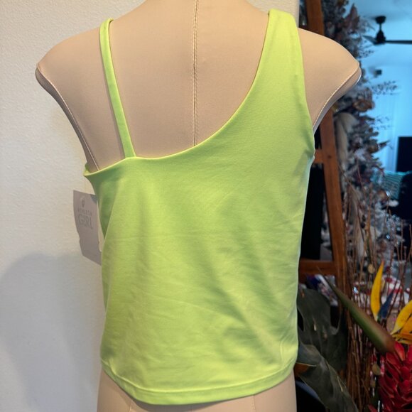 Athleta Girl NWT Stand Out Support Tank XL 14 Lime Green $39 Activewear - Picture 3 of 8
